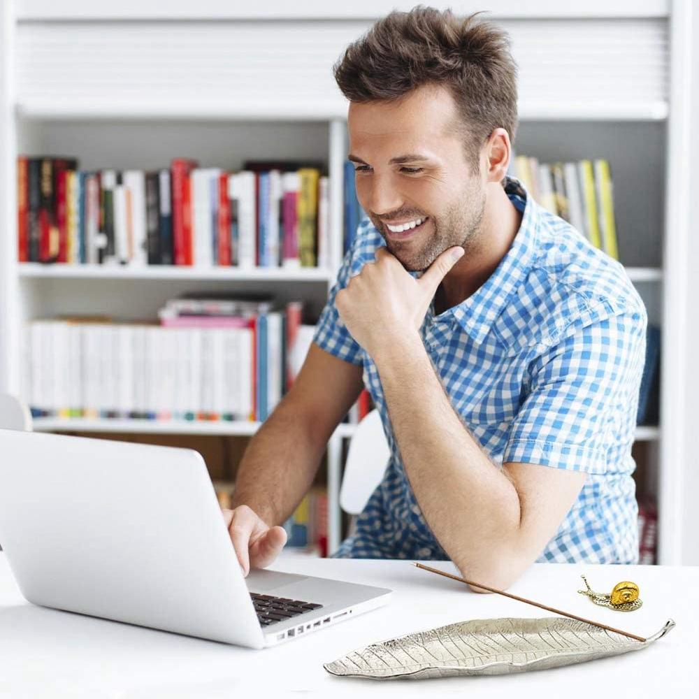 Giá Đỡ Nhang Bằng Hợp Kim Kẽm Hình Ốc Sên Làm Thủ Công Dùng Làm Quà Tặng