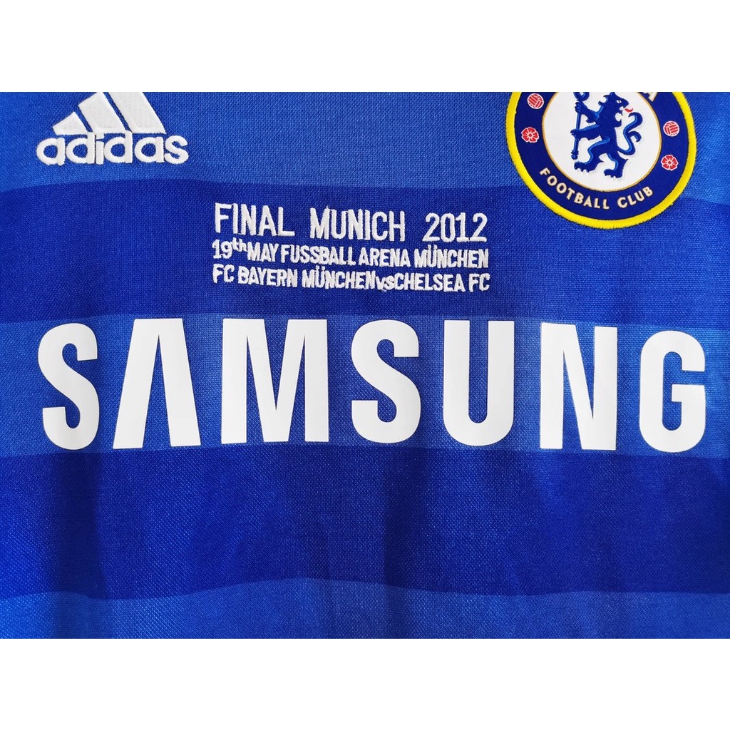 Áo Thun Đá Banh Tay Ngắn Phong Cách retro Chelsea 2011/12