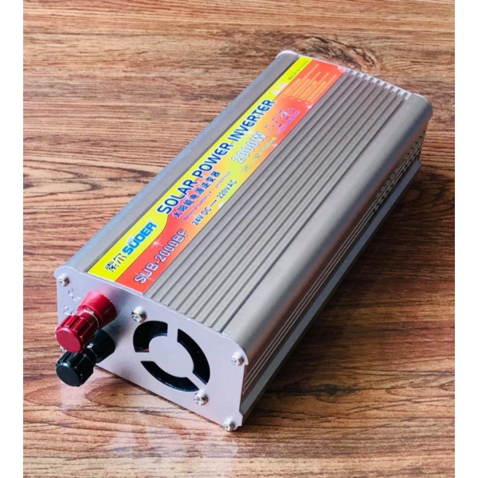 Bộ đổi điện chống ngược cực 2000W 24V sang 220V - SUB-2000BF