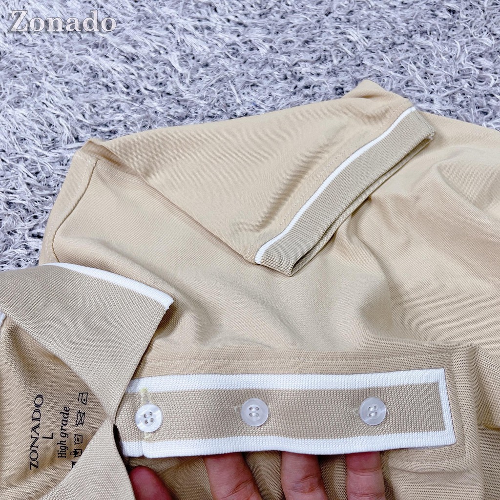 Áo phông có cổ cao cấp sang trọng, áo may tay độ khó cao chất vải cotton co giãn - Áo Polo nam mặc hè - Mã A01 ZONADO | BigBuy360 - bigbuy360.vn