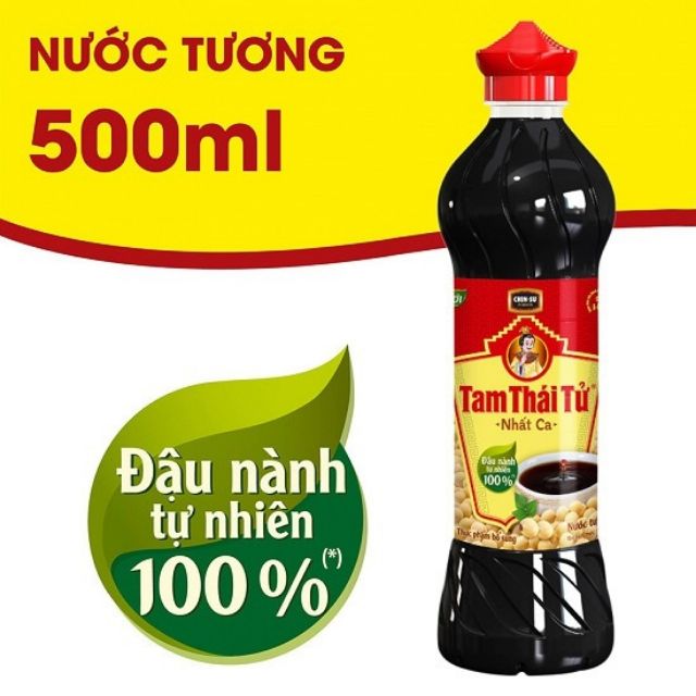 Nước Tương Tam Thái Tử Nhất Ca chai 500ml