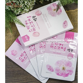 Mặt nạ Hoa Anh Đào Tươi Genie Mask hộp 4 gói