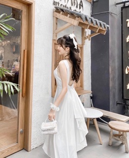 ĐẦM MAXI HAI DÂY ĐUÔI CÁ