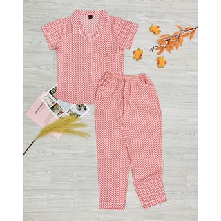 Đồ bộ mặc nhà - pijama chất lụa thái F21 cao cấp