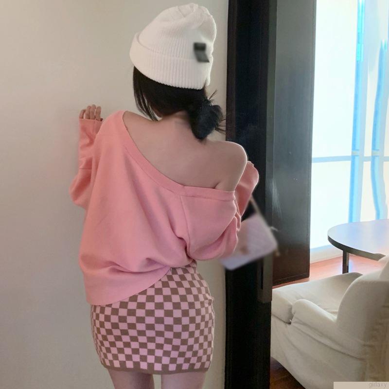 Đầm ngắn ôm dáng không tay in họa tiết caro phong cách Hàn Quốc quyến rũ cho nữ