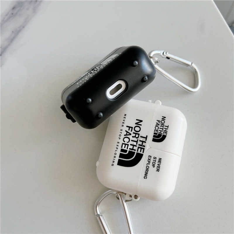 Vỏ Bảo Vệ Hộp Sạc Tai Nghe Bluetooth Không Dây Airpods 1 2 Pro 3 Mềm The North Face Có Nắp Đậy