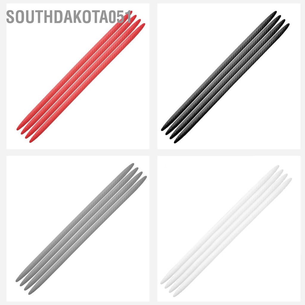 Southdakota051 2 cái Dải Cản Xe Ô Tô Chống Va Chạm Thấm Nước PVC Phong Cách Bảo Vệ Góc Màu Sắc Trang Trí