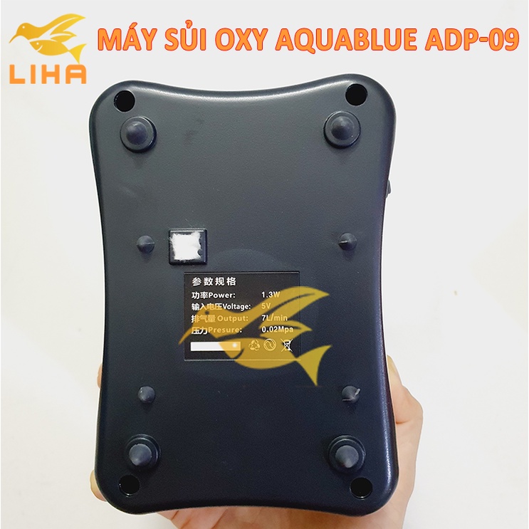 Máy Sủi Oxy Tích Điện Aquablue ADP - Sủi Oxi Cho Bể Cá