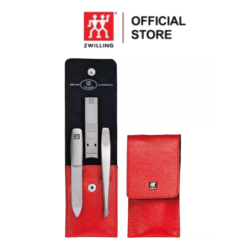 ZWILLING - Bộ bấm móng tay Twinox Heritade Red - 3 món