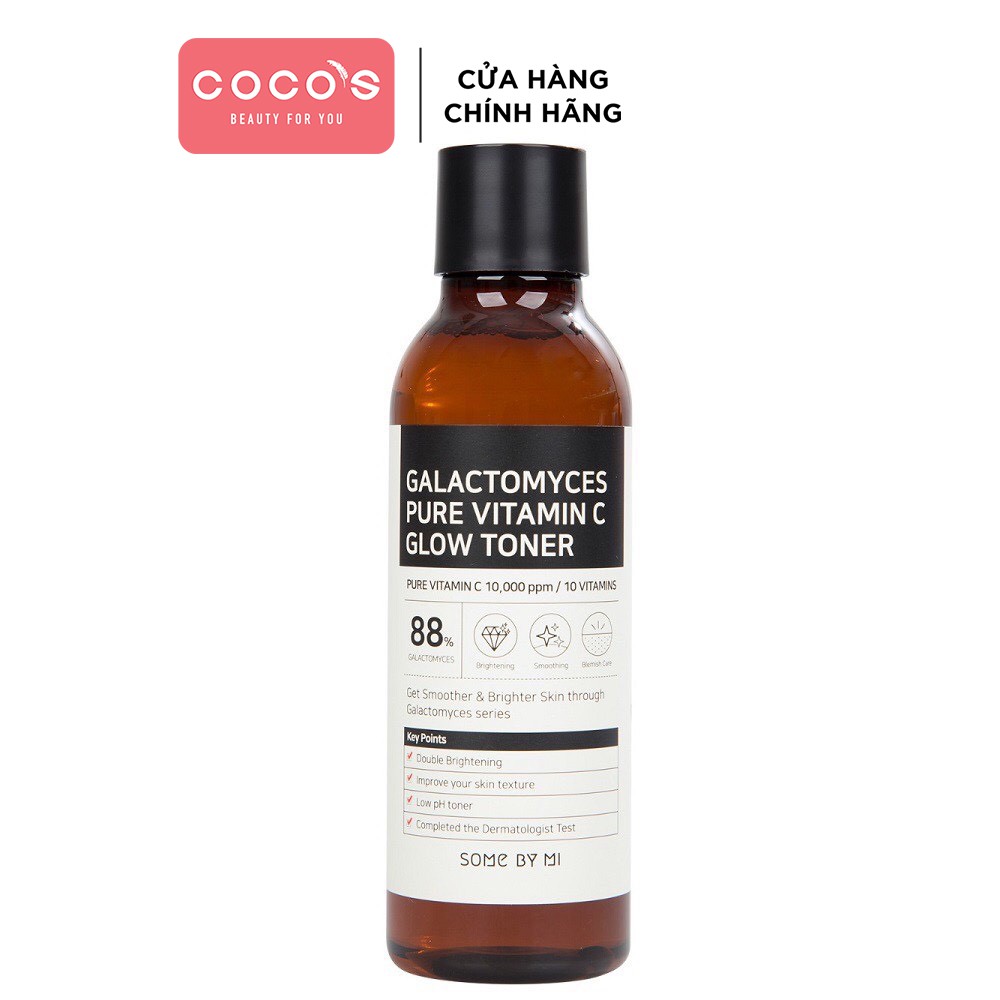 [BILL CHÍNH HÃNG]Toner Dưỡng Trắng Some By Mi Galactomyces Pure Vitamin C Glow Toner 200ml