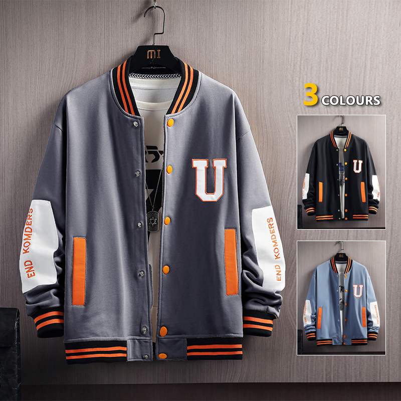 [SIÊU PHẨM] Áo Khoác Bomber Nam Nữ Unisex Mùa Hè Chữ U Phối Màu Viền Cổ Zenkonu AO KHOAC NAM 1000040v1