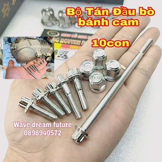Bộ ốc inox 304 salaya đầu lòng wave dream future