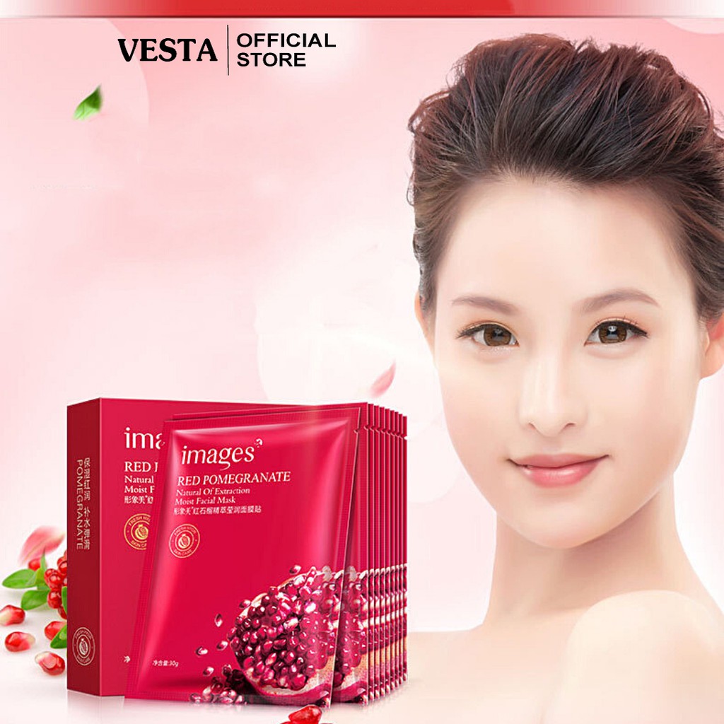 Mặt Nạ 💖𝑭𝒓𝒆𝒆𝒔𝒉𝒊𝒑💖 Mask Giấy Lựu Đỏ Images Dưỡng Ẩm Sáng Da | BigBuy360 - bigbuy360.vn
