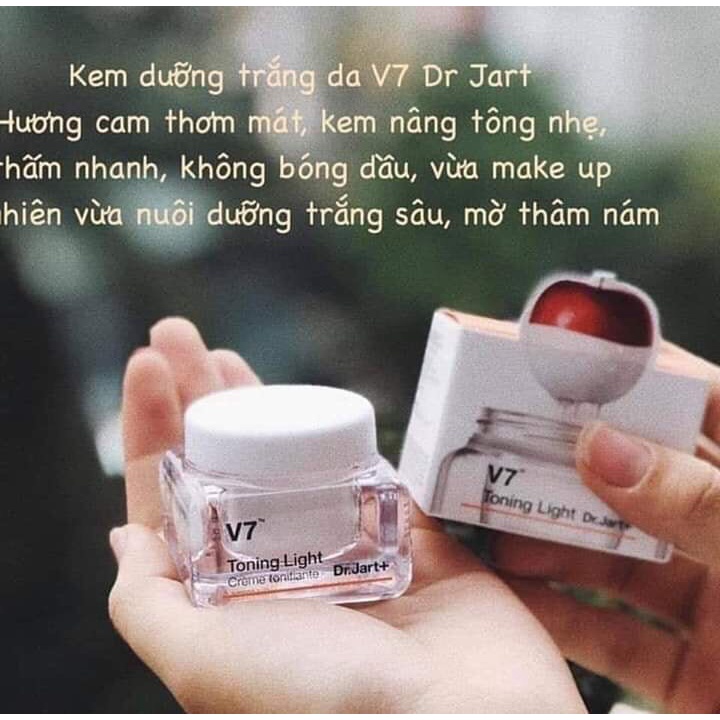 Kem Dưỡng Trắng Da Dr.Jart+ V7 Toning Light Mini Size 15ml