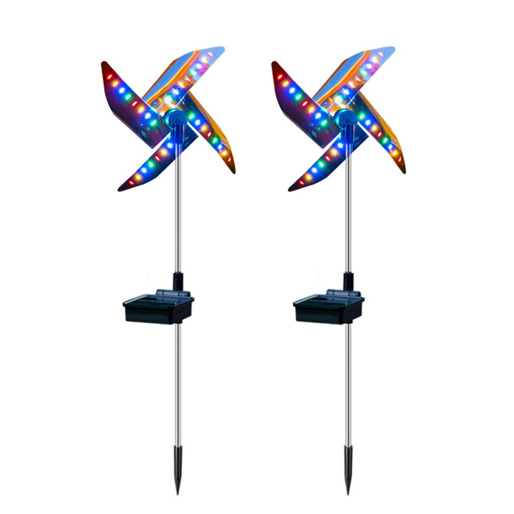 Đèn Led 32 Bóng Hình Cối Xay Gió Dùng Năng Lượng Mặt Trời Trang Trí Sân Vườn