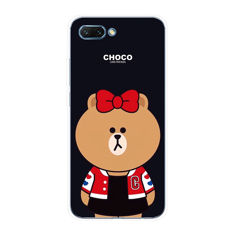 Ốp Lưng Huawei Honor 8 9 10 Honor10 Lite TPU mềm Case gấu nâu Two