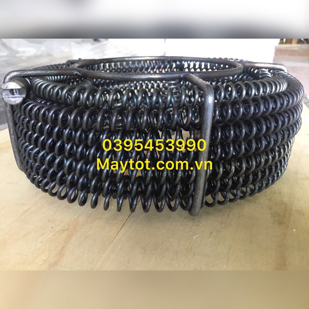 Dây thông cống lò xo phi 16 dùng máy khoan