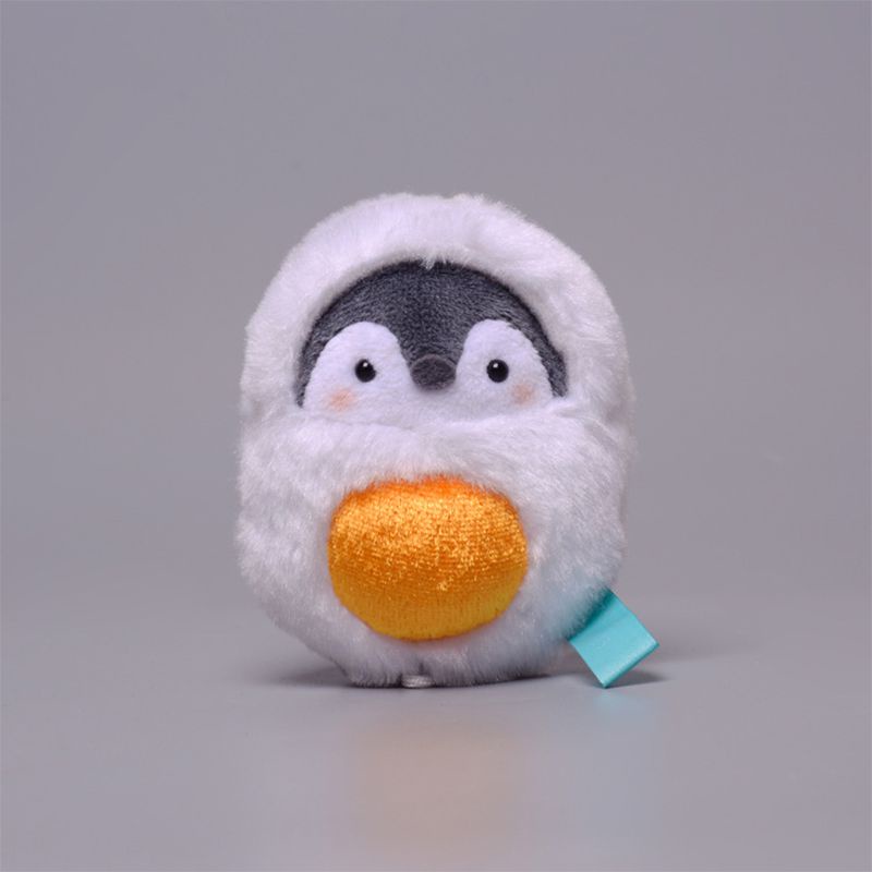 8cm lovely Koupen Chan Cute Penguin Plush Pendant Egg Toast Milk Dress Up Soft Keychain kid gift