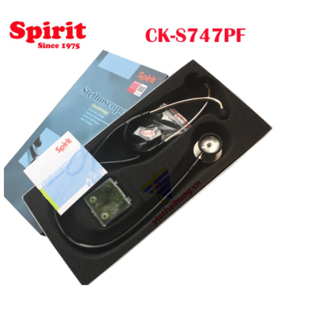 Spirit Ống nghe tim mạch 2 mặt cao cấp  Spirit CK- S747PF