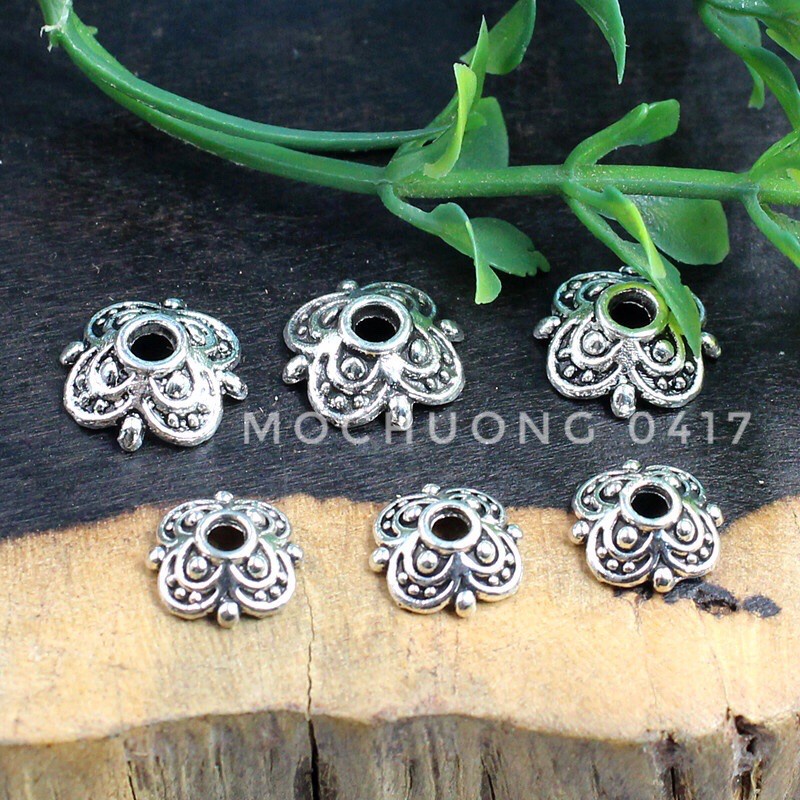 🌹🌹 2 chiếc Charm ốp hoa, bọc đá - Hàng loại 1 siêu đẹp PL831