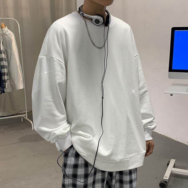 (A281) Áo thun dài tay thu đông 2 màu đen - trắng lấp lánh | BigBuy360 - bigbuy360.vn