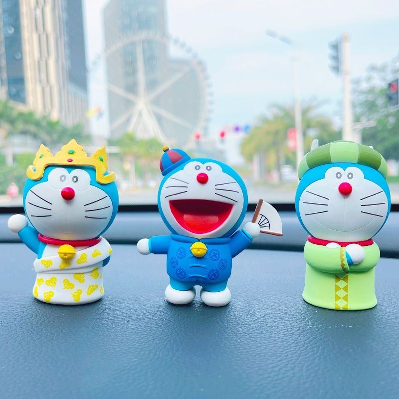 Doraemon đi khắp thế giới  figure  búp bê  vật trang trí  món quà sinh nhật  món quà  chú mèo máy leng keng