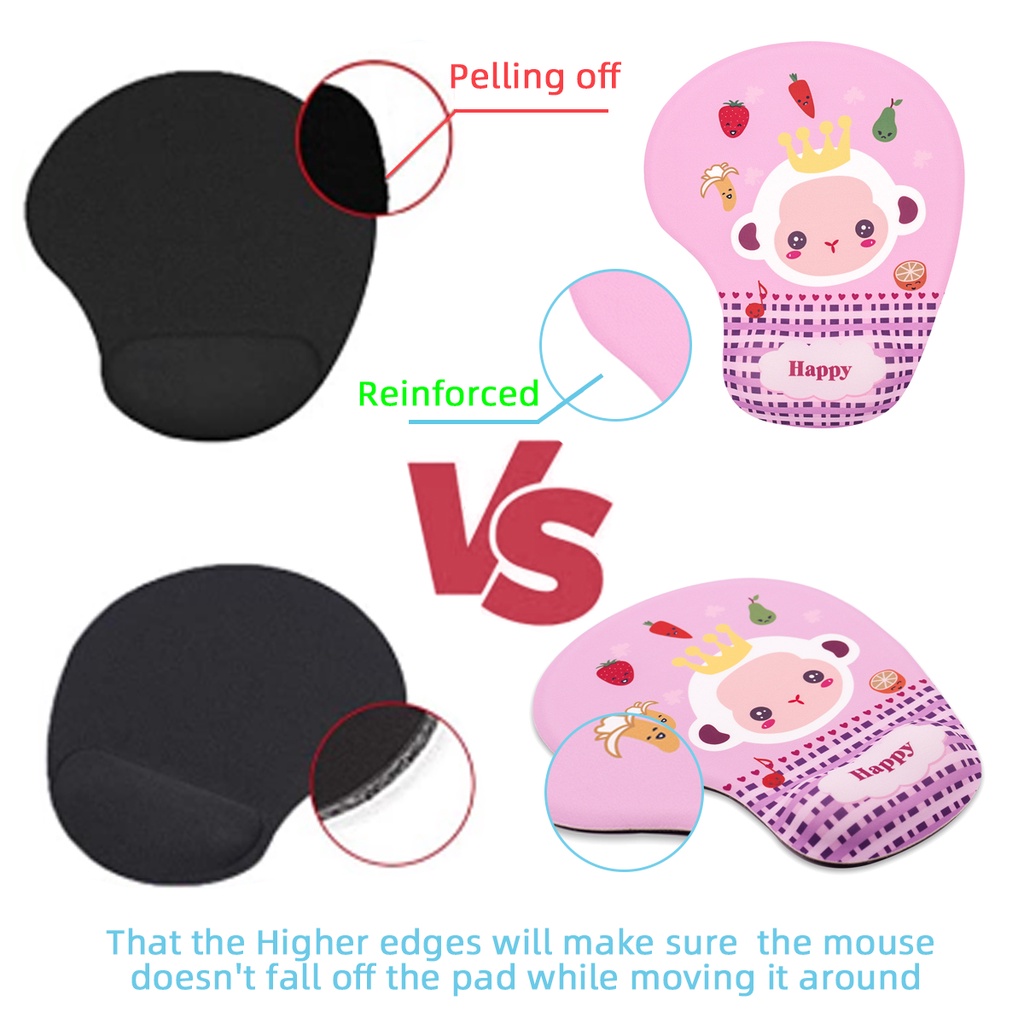 Tấm lót chuột bằng silicone hình động vật hoạt hình