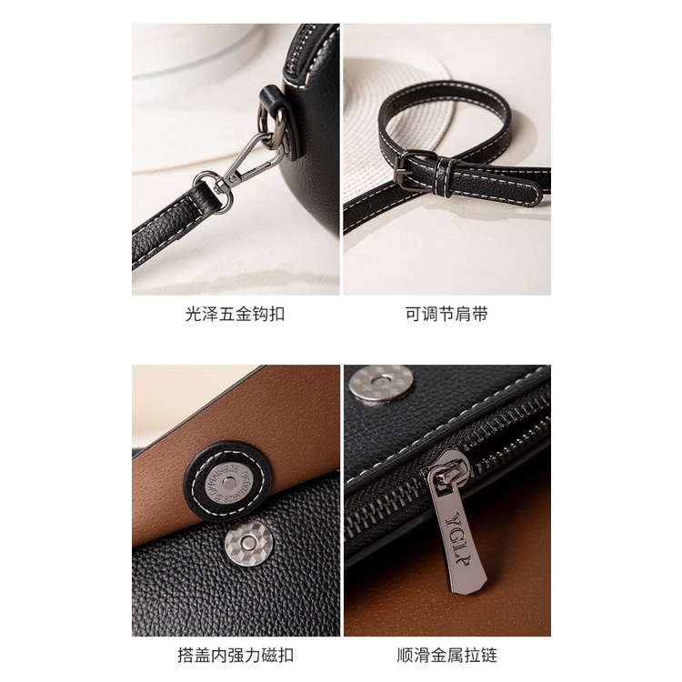 Túi Đeo Chéo Da Bò Thật Cỡ Nhỏ Thời Trang Nữ Sành Điệu