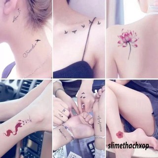 [Hottrend 2020] Combo 30 Hình Xăm Dán Flash tatoo Xăm Nước stickers phong cách Hàn Quốc đẹp dễ thương siêu cute giâ rẻ