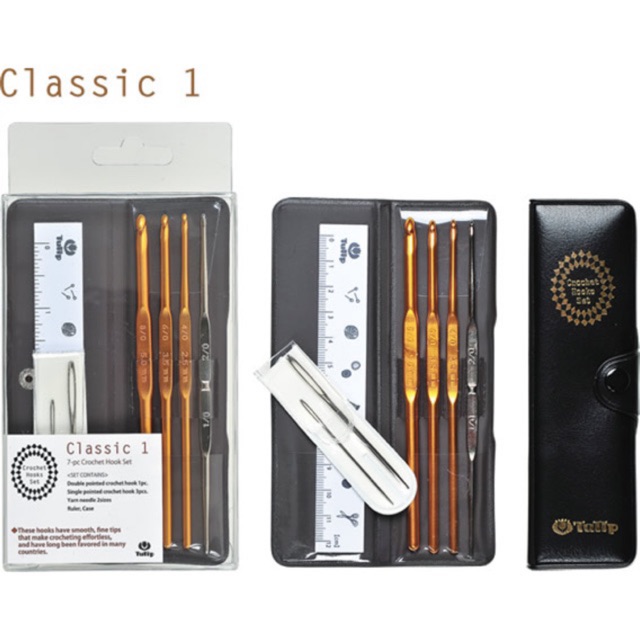Bộ kim móc Tulip Classic 1 / Classic 2 / Classic 3