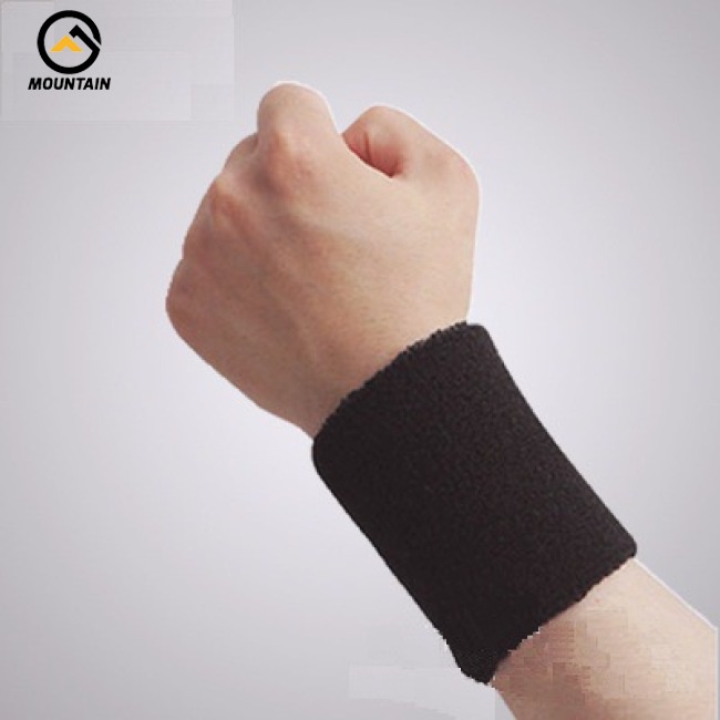 Băng Quấn Cổ Tay Thể Thao Bằng Vải Cotton Hút Ẩm Cho Tennis / Bóng Rổ / Chạy Bộ / Tập Gym