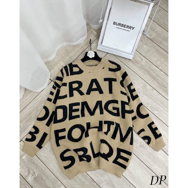 Áo len chữ to hot hit hàng QCL1