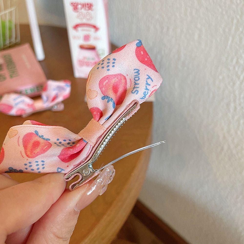 Kẹp Tóc Nơ Ruy Băng Phong Cách Vintage Cho Nữ