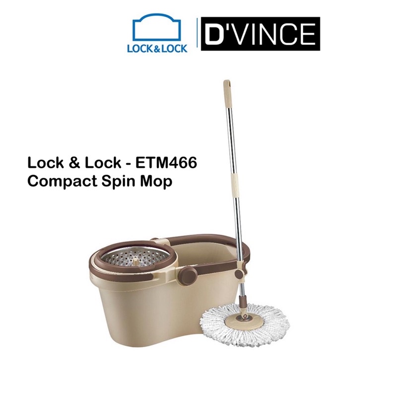 Bộ cây lau nhà xoay tay LOCK ETM466 | ETM478  - Dvince Store