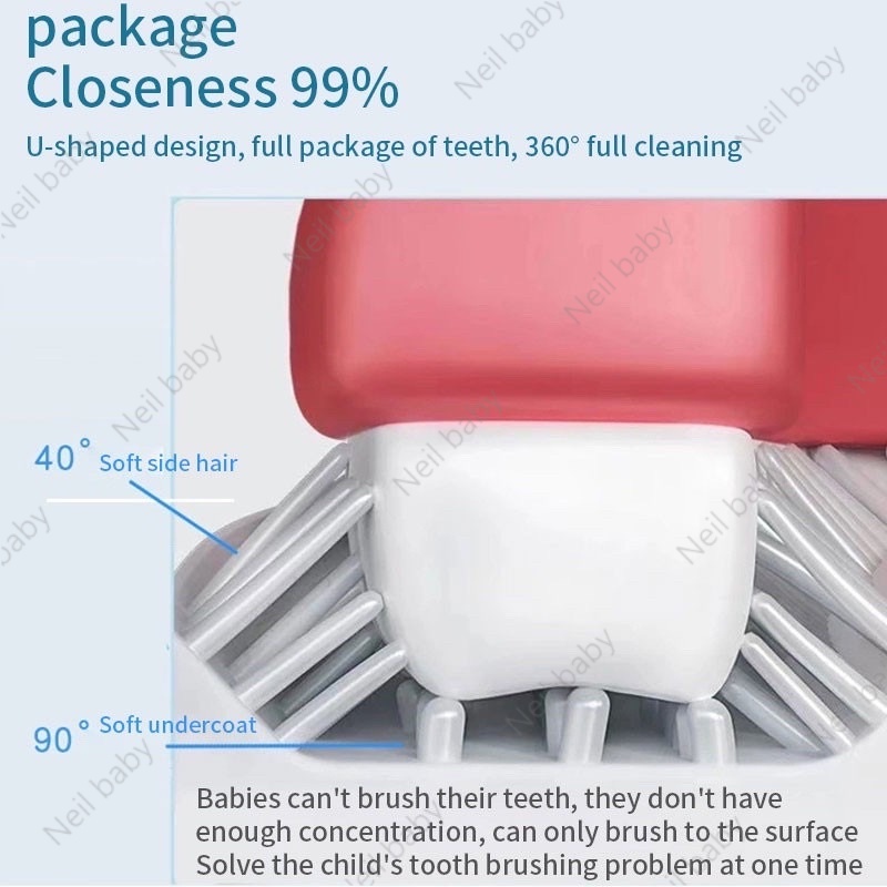 bàn chải đánh răng cho bé Bàn chải đánh răng hình chữ U bằng silicone chịu được cắn an toàn tiện dụng cho bé từ 2-12 tuổi bàn chải đánh răng chữ u bàn chải đánh răng điện chữ u bàn chải đánh răng cho bébàn chải đánh răng chữ u