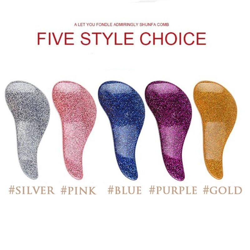 Lược chải tóc và massage da đầu bằng tre chống tĩnh điện