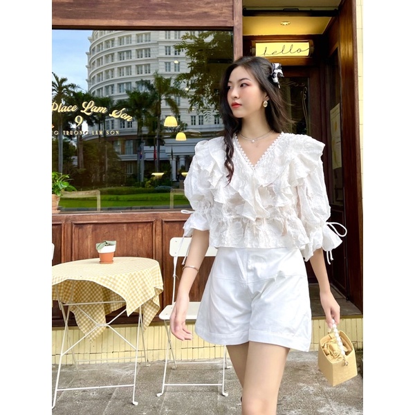 Cici Top, áo ren tiểu thư của Owlcat.chu | BigBuy360 - bigbuy360.vn