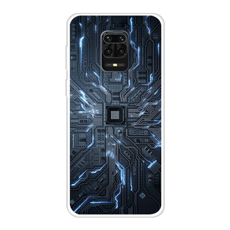 Ốp điện thoại cao su 15 mẫu họa tiết cho Xiaomi Redmi Note 9S Note9S 9 S
