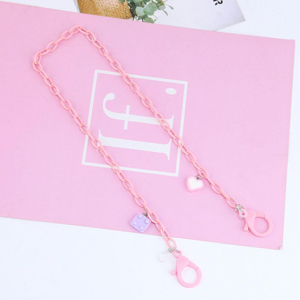 Dây đeo mắt kính bằng acrylic họa tiết hoạt hình nhiều màu sắc dễ thương