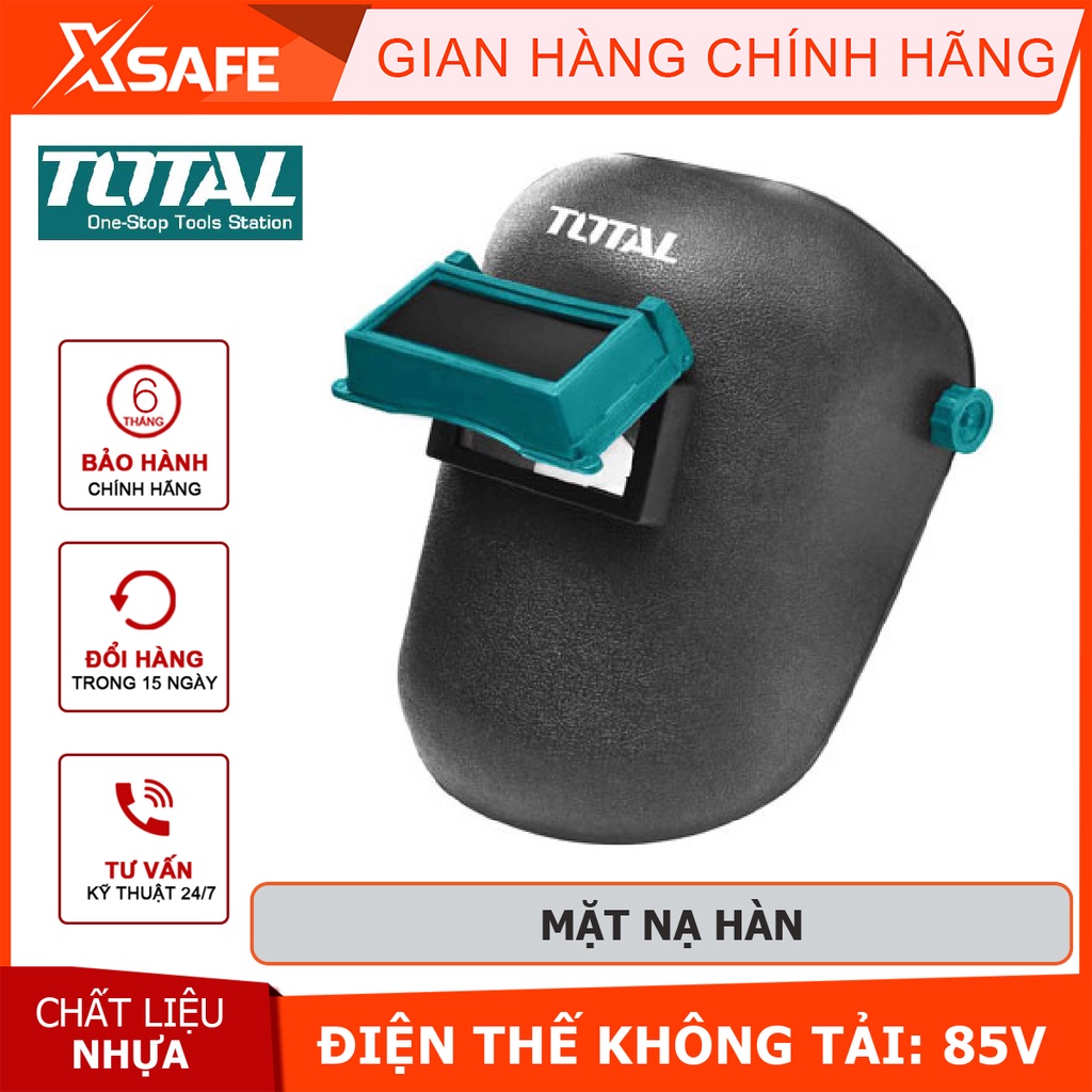 Mặt nạ hàn TOTAL TSP9201 Mặt nạ hàn tự động chất liệu PP, kích thước 108*50*3mm chống chói, tia cực tím - chính hãng