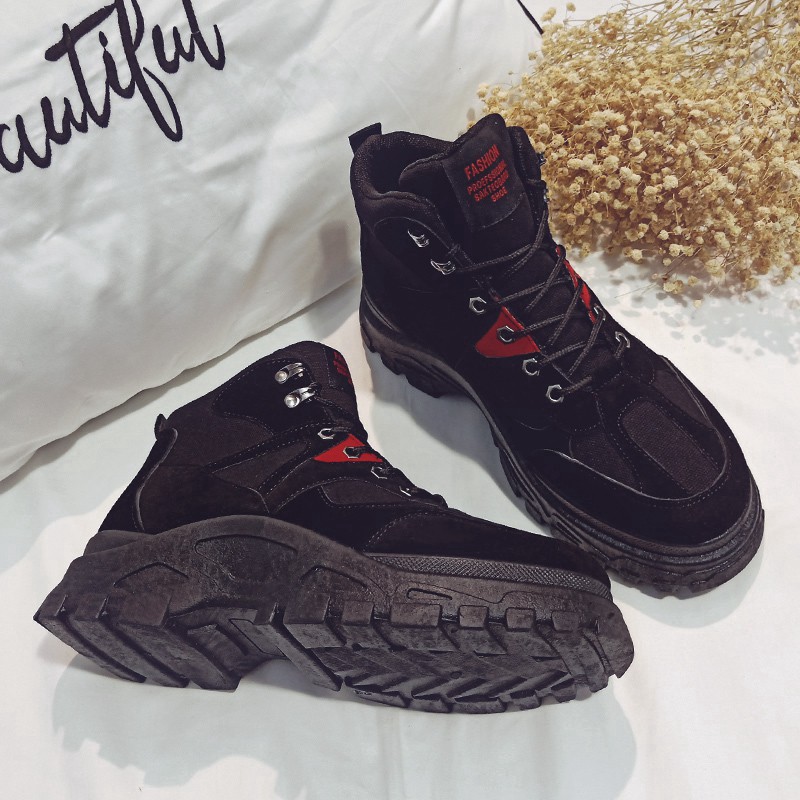 Giày boot Martin cổ cao phong cách Retro thời trang nam 2019 | BigBuy360 - bigbuy360.vn