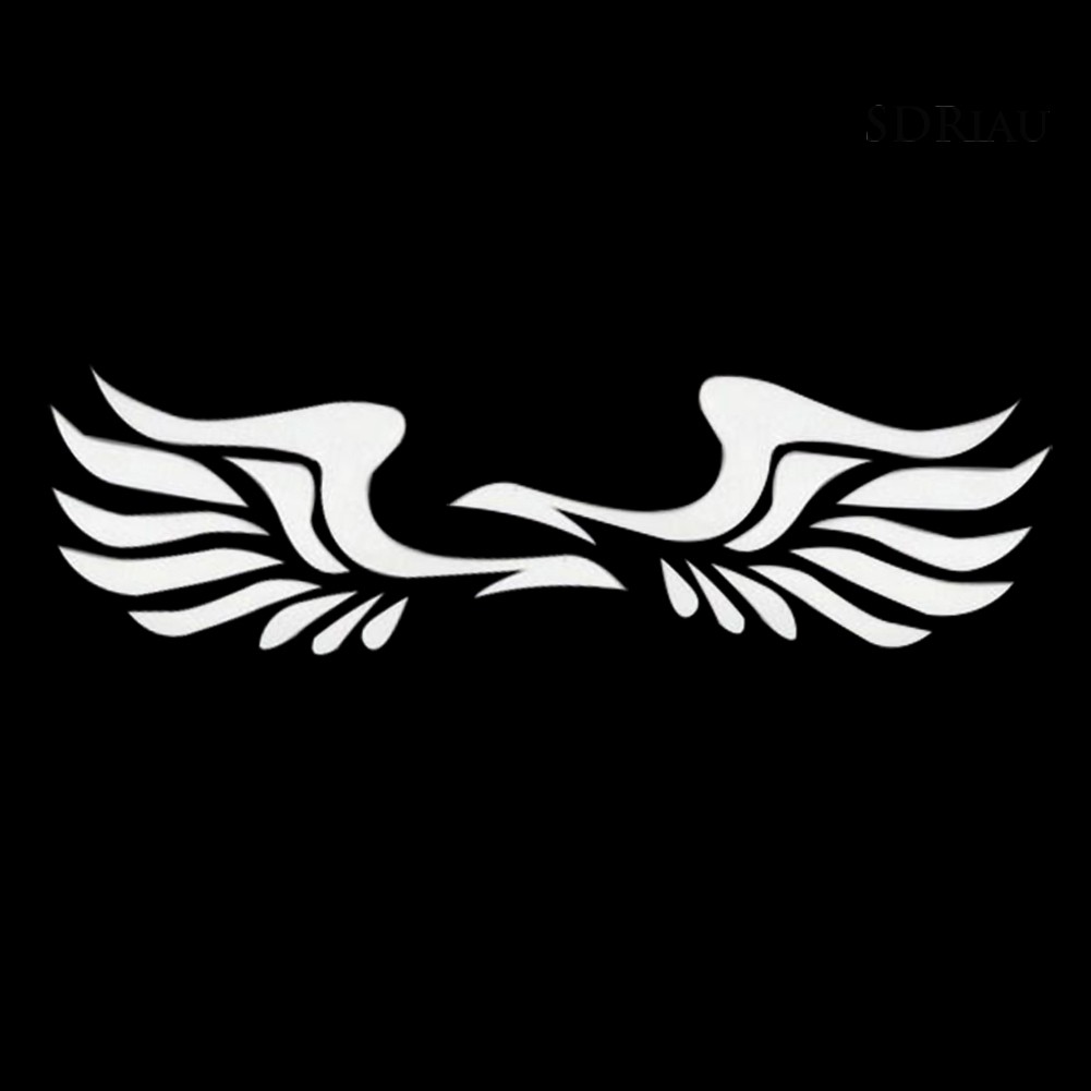 Cặp Hình Dán Phản Quang Trang Trí Gương Chiếu Hậu Xe Hơi Độc Đáo Thời Trang