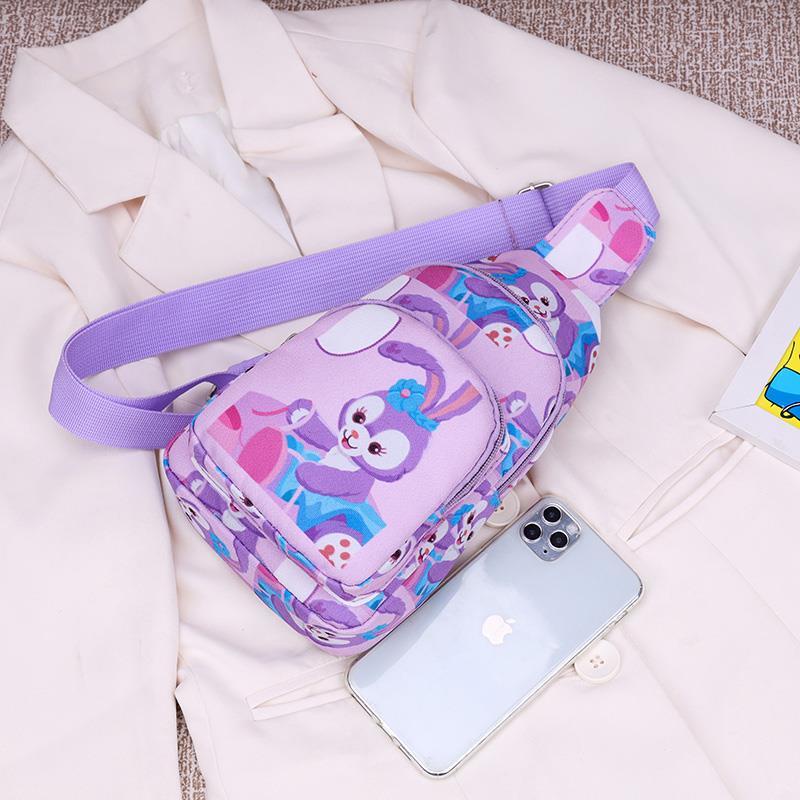 SABUY Stella Lou Disney Kids Sling Bag Children Chest Backpack Túi đeo chéo thời trang cho chuyến du lịch ngoài trời