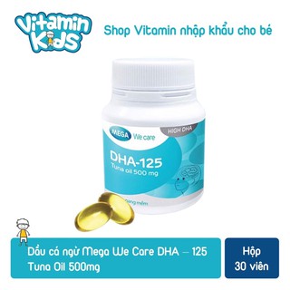 DHA -125 bổ sung DHA cho cơ thể,phát triển não bộ và thị giác