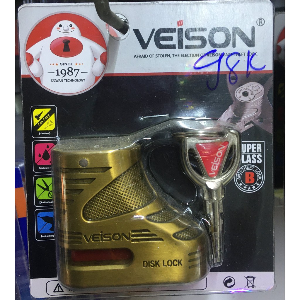 Ổ khóa đĩa xe Veison