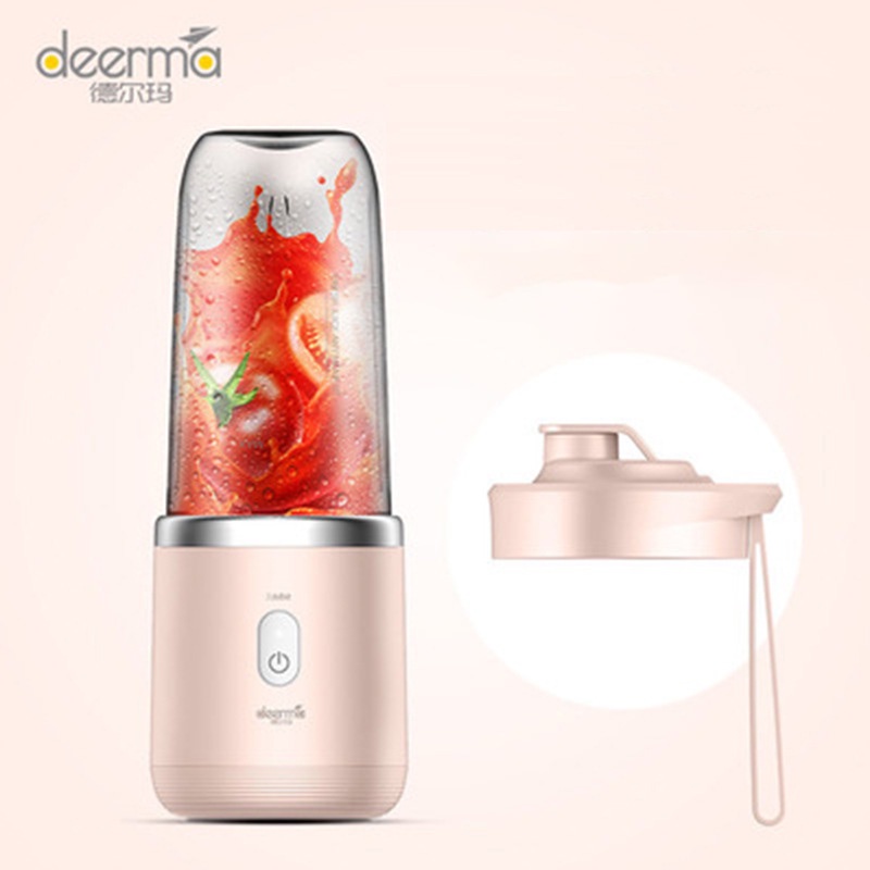 Máy xay sinh tố cầm tay Deerma DEM-NU05, dung tích 0.4 L, 2 lưỡi dao