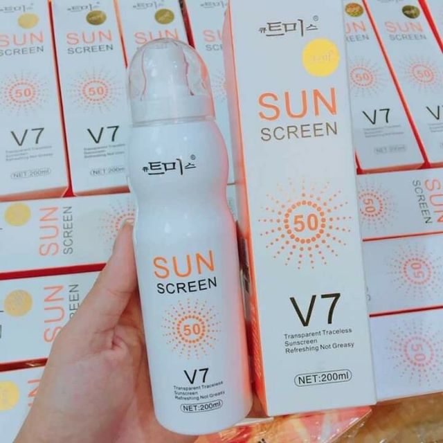 Kem chống nắng V7 SUN SCREEN SPF 50 PA+