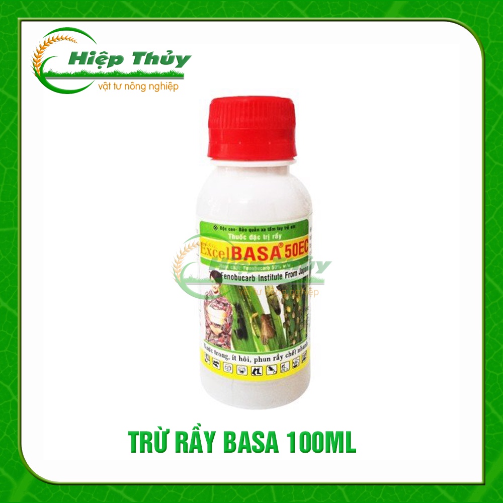 Excel BASA 50EC 100ml trừ rầy cho cây trồng Tiếp xúc, xông hơi cực nhanh