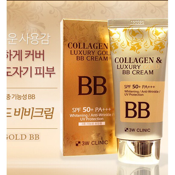 Kem nền trang điểm Collagen &amp; Luxury Gold