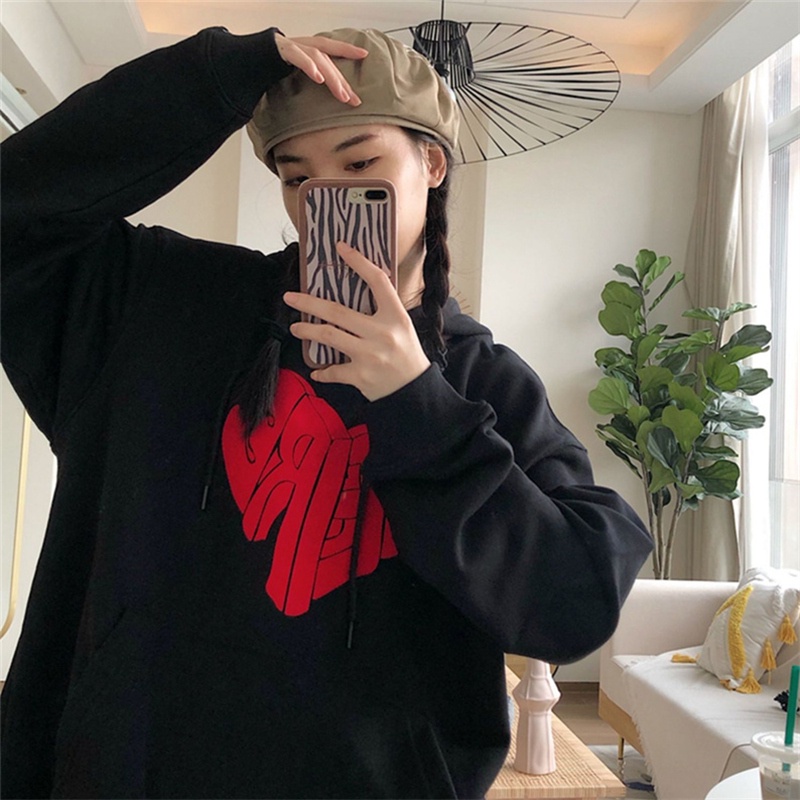 NRVP Áo Hoodie Dáng Rộng Thời Trang Hàn Quốc 2022 Dành Cho Nữ